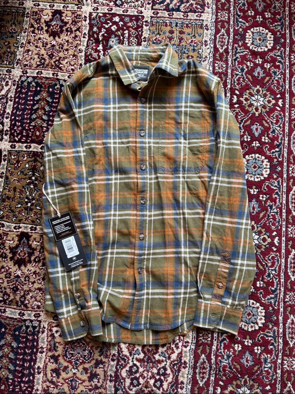 Mountain Khakis Homestead Long Sleeve Flannel Classic Fit, Medium